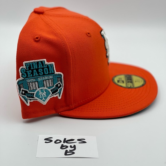 Hat Club Exclusive New Era 59Fifty New York Mets Patch Fitted Hat Size 7 1/2 - Picture 3 of 5